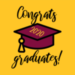 Twitter profile image with a maroon mortarboard with 
